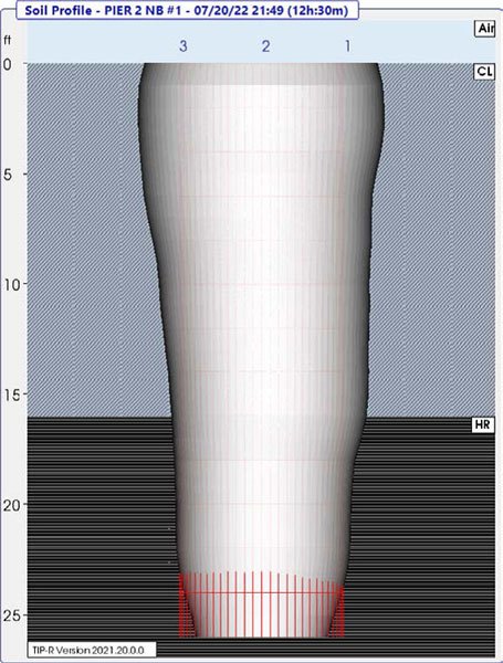 桩身轮廓3D模型,热法桩身完整性测试